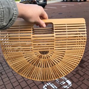 Cult Gaia-inspired Bamboo arch clutch (large)